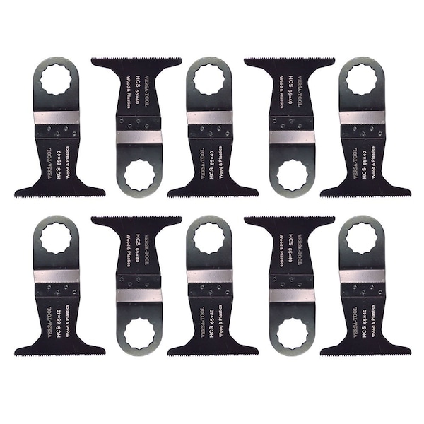 Versa Tool 65mm HCS Multi-Tool Saw Blades Fits Fein Supercut Oscillating Tools, PK 10 FB10D - main